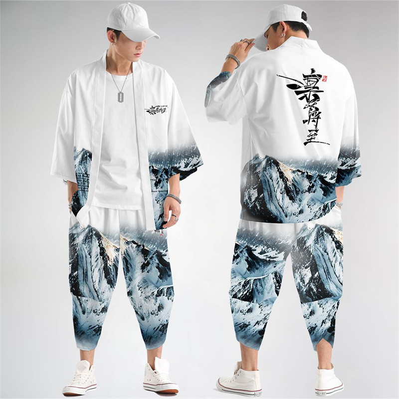Demon Slayer Haori - Büyük Boy 5XL 6XL japon Kimono