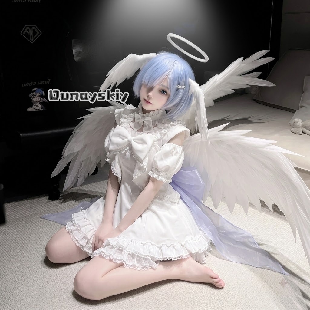 Re Zero Rem Wig - ​ ​ ​ ​ Rem Angel