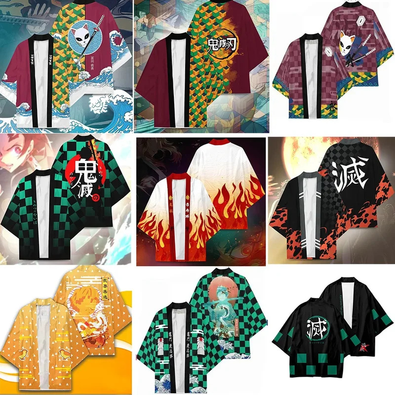 Demon Slayer Haori - İblis Avcıları hırka erkek japon animesi