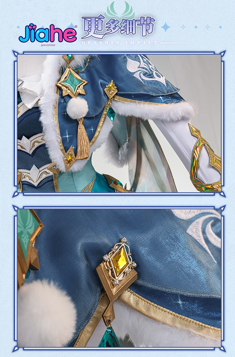 Anime Cosplay Clothes - Vesna Genshin Impact Cosplay Kostümü Elbisesi