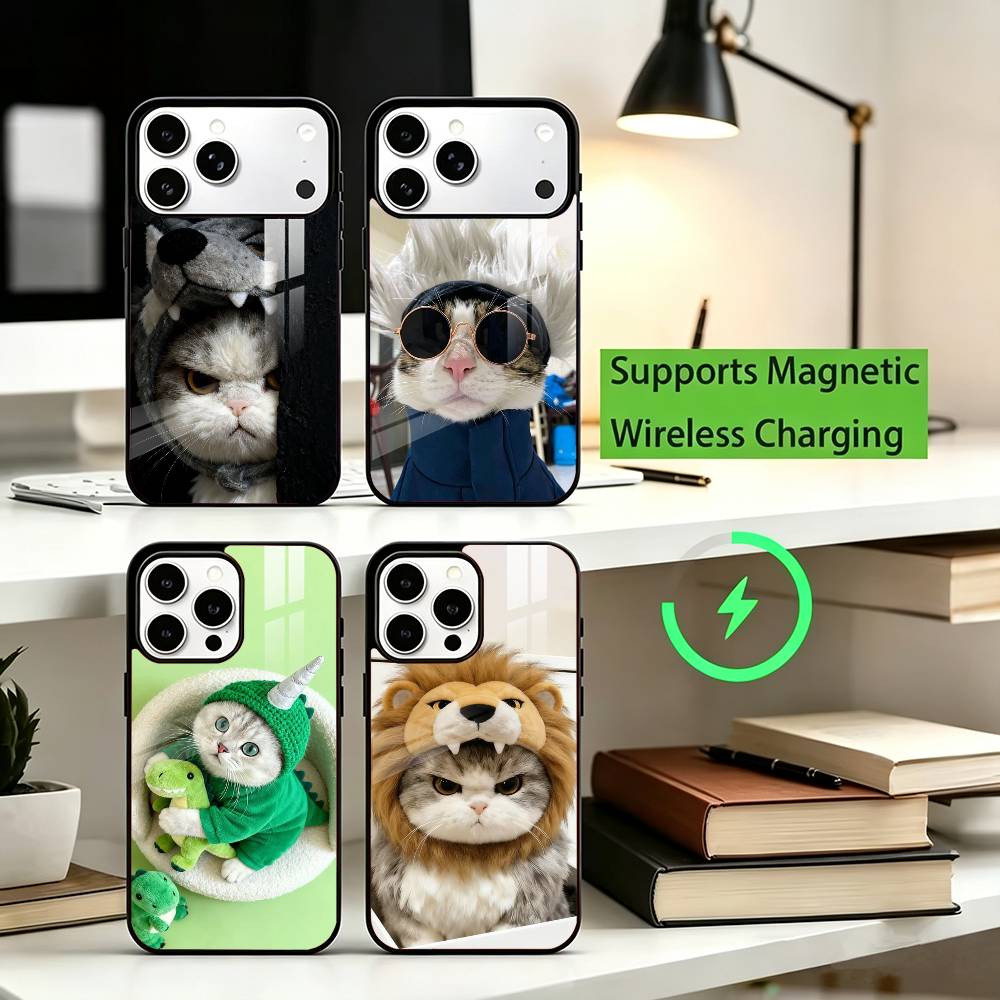 Anime Cosplay Quotes - Sevimli kedi kostümlü telefon kılıfı iPhone