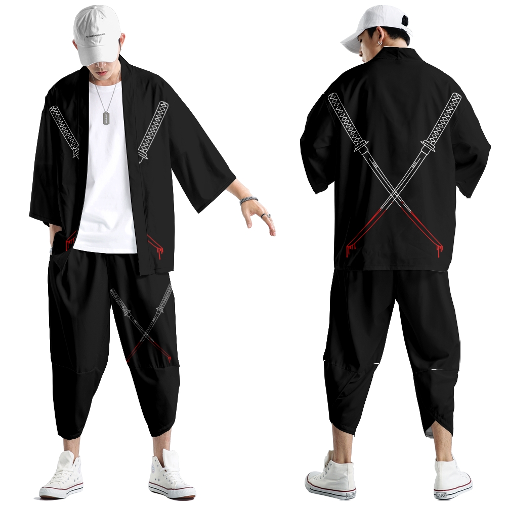 Büyük Boy 5XL 6XL japon Kimono - Demon Slayer Haori incelemesi ve fiyatı