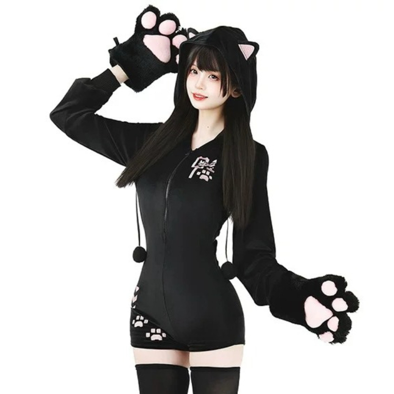 Anime sevimli kedi peluş kapüş - Anime Cosplay One Piece incelemesi ve fiyatı