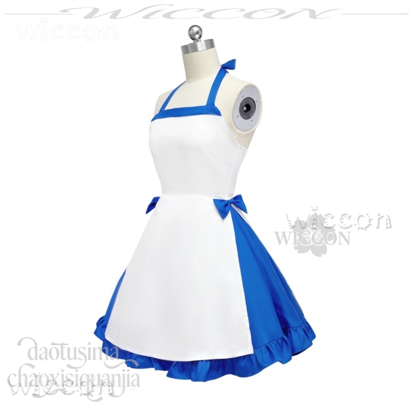Zeno Ushirono Natsu Mavi Beyaz - Zenos Anime Cosplay incelemesi ve fiyatı