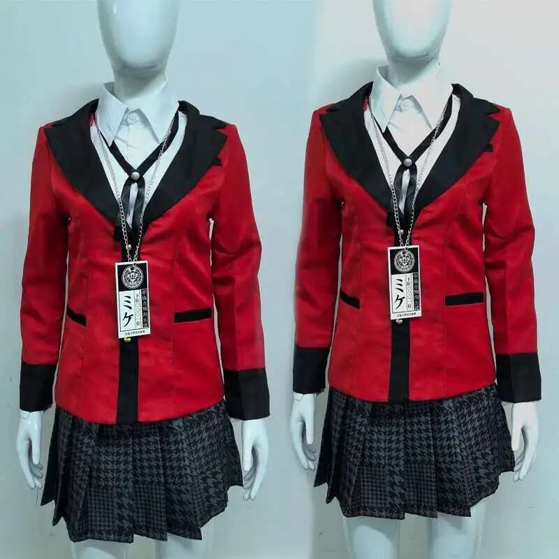Anime Kakegurui Jabami Yumeko  - Anime Cosplay Outfit Girl incelemesi ve fiyatı