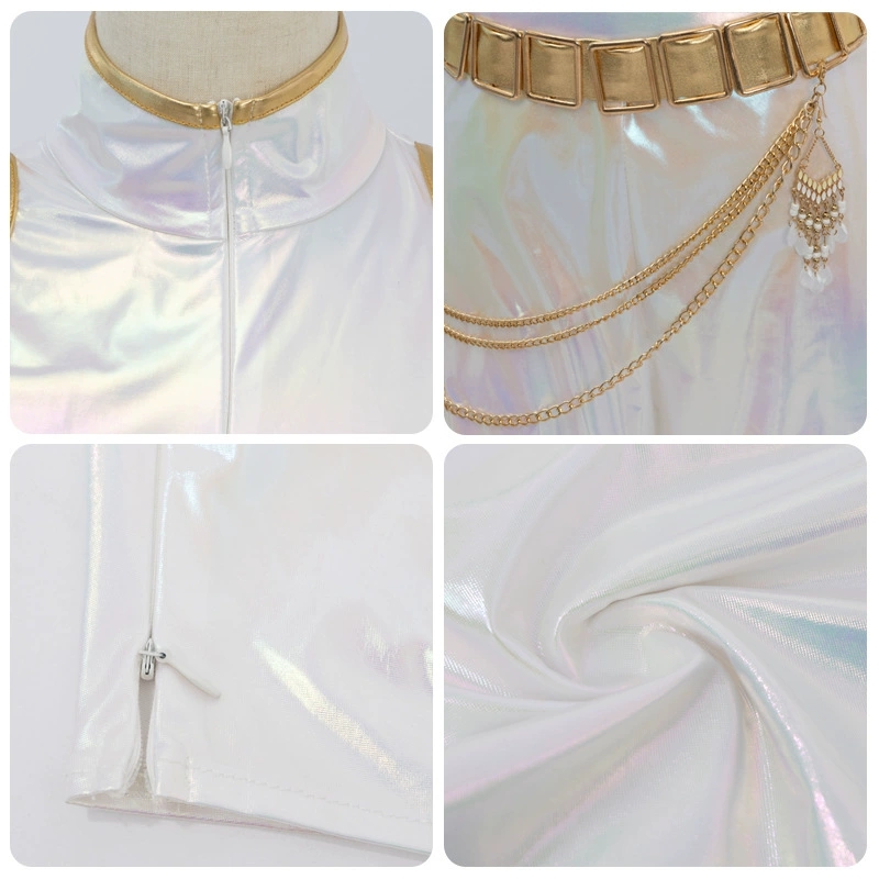 Cosplay Kostüm PU Deri Beyaz Ş - Anime Cosplay Outfit Girl incelemesi ve fiyatı