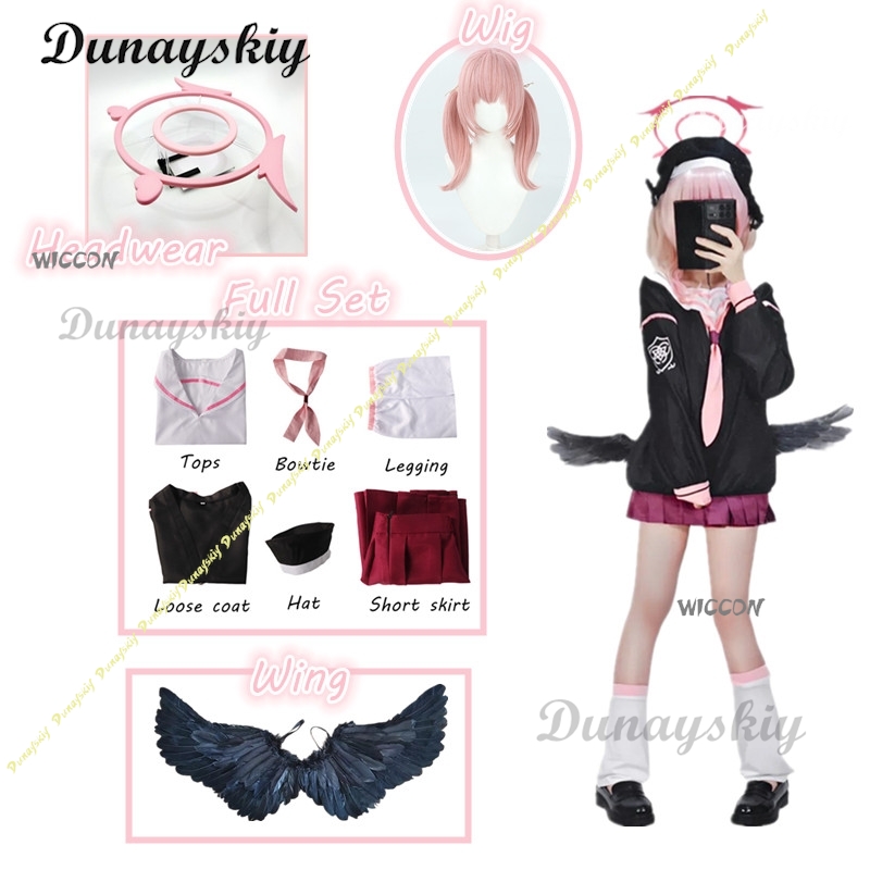 Mavi Arşiv Shimoe Koharu Cospl - Anime Cosplay Outfit Girl incelemesi ve fiyatı