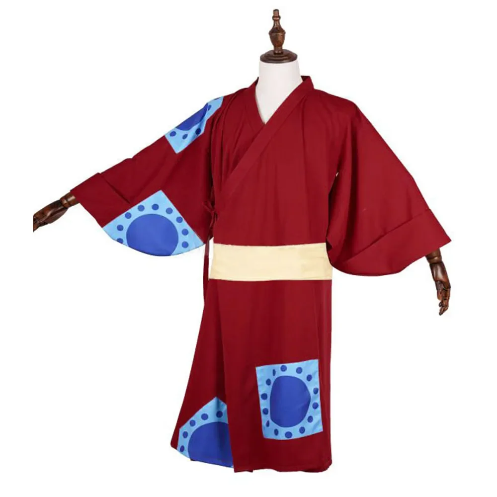 Kırmızı Kimono Anime One Monke - Anime Cosplay One Piece incelemesi ve fiyatı