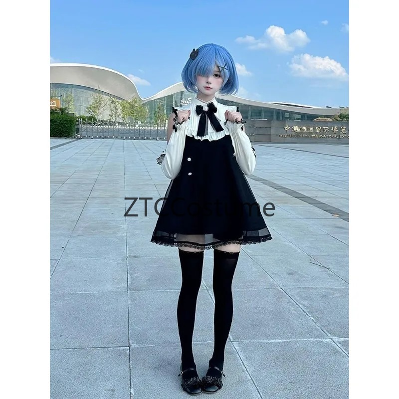 Rem Lolita Elbise Anime Cospla - Re Zero Rem Wig incelemesi ve fiyatı