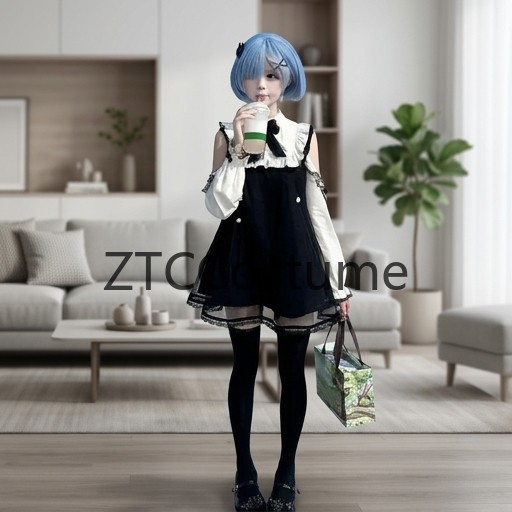 Rem Lolita Elbise Anime Cospla - Re Zero Rem Wig incelemesi ve fiyatı