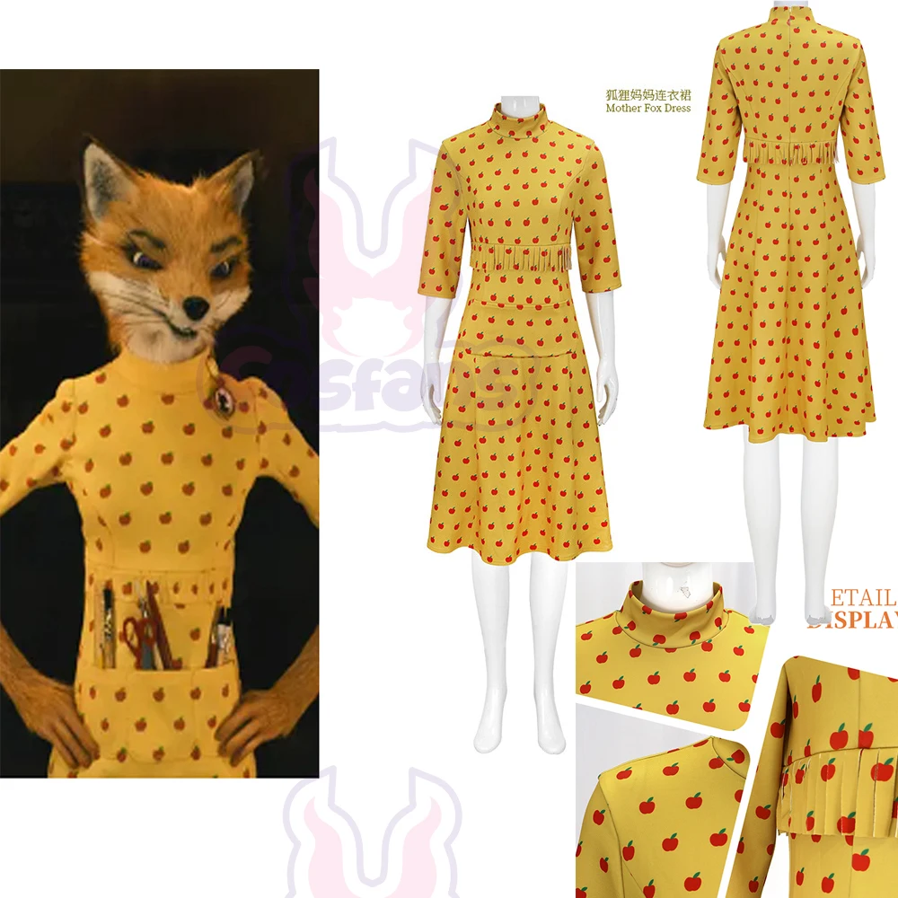 Film Fantastic Mr Fox Mrs Fox  - Anime Cosplay Clothes incelemesi ve fiyatı